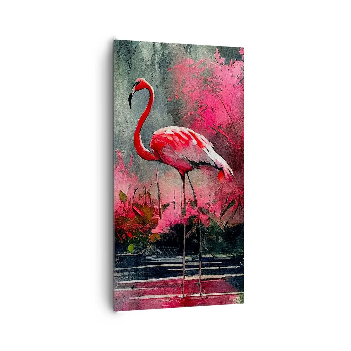 Bild auf Leinwand - Leinwandbild - Lektion in natürlicher Anmut - 65x120 cm