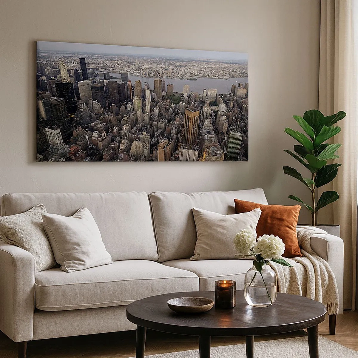 Bild auf Leinwand - Leinwandbild - Das schlagende Herz unserer Zeit - 100x40 cm