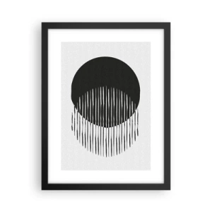 Poster in einem schwarzem Rahmen - Sein Alter Ego - 30x40 cm