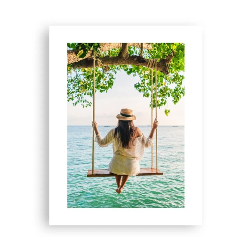 Poster - Das Leben ist wunderschön - 30x40 cm