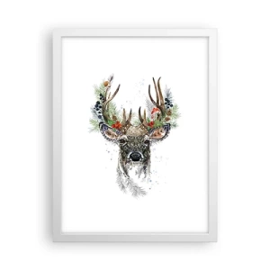 Poster in einem weißen Rahmen - Im festlichen Gewand - 30x40 cm