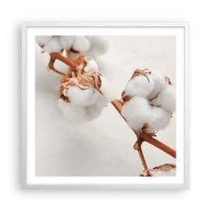 Poster in einem weißen Rahmen - Nur umarmen - 60x60 cm