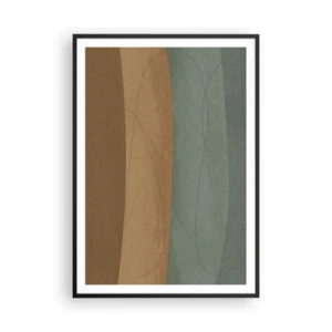 Poster in einem schwarzem Rahmen - Horizontale Komposition - 70x100 cm