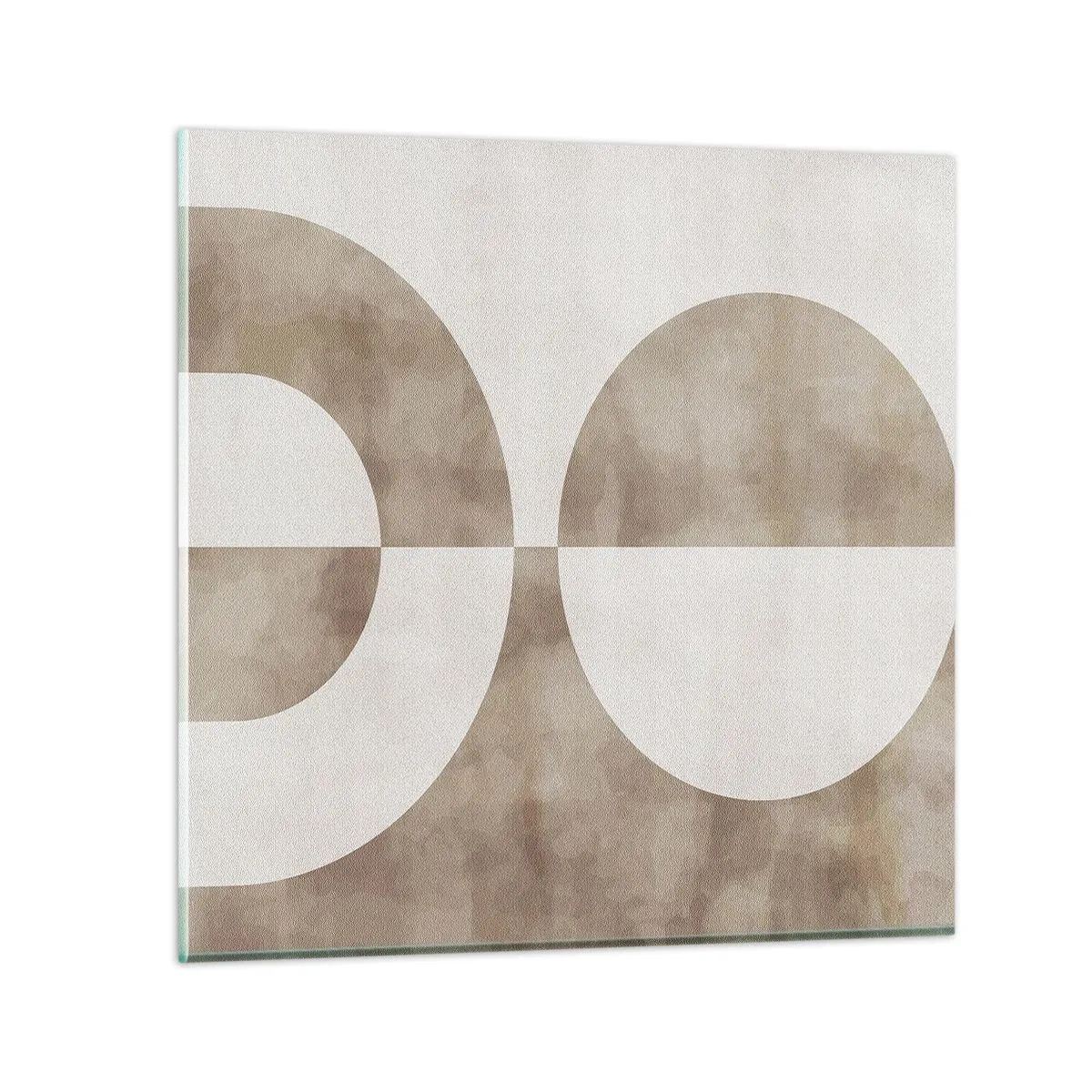 Glasbild - Bild auf glas - Ähnlichkeiten und Unterschiede - 50x50 cm