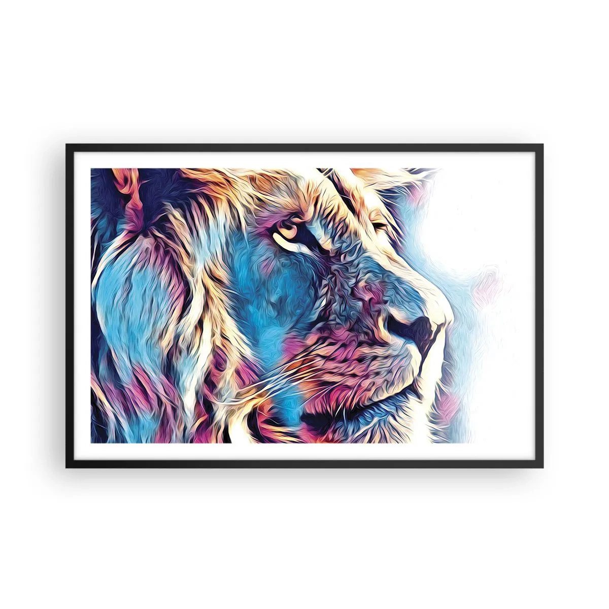 Poster in einem schwarzem Rahmen - Die Weisheit der Natur - 91x61 cm