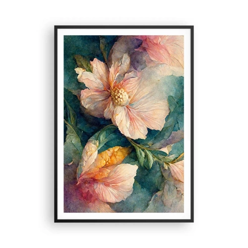 Poster in einem schwarzem Rahmen - Pure Subtilität - 70x100 cm