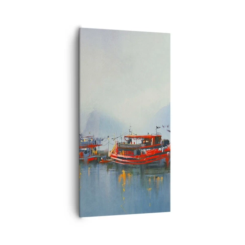 Bild auf Leinwand - Leinwandbild - Am Ende der Welt - 65x120 cm