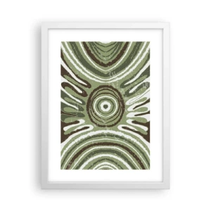 Poster in einem weißen Rahmen - Explosion von Emotionen - 30x40 cm