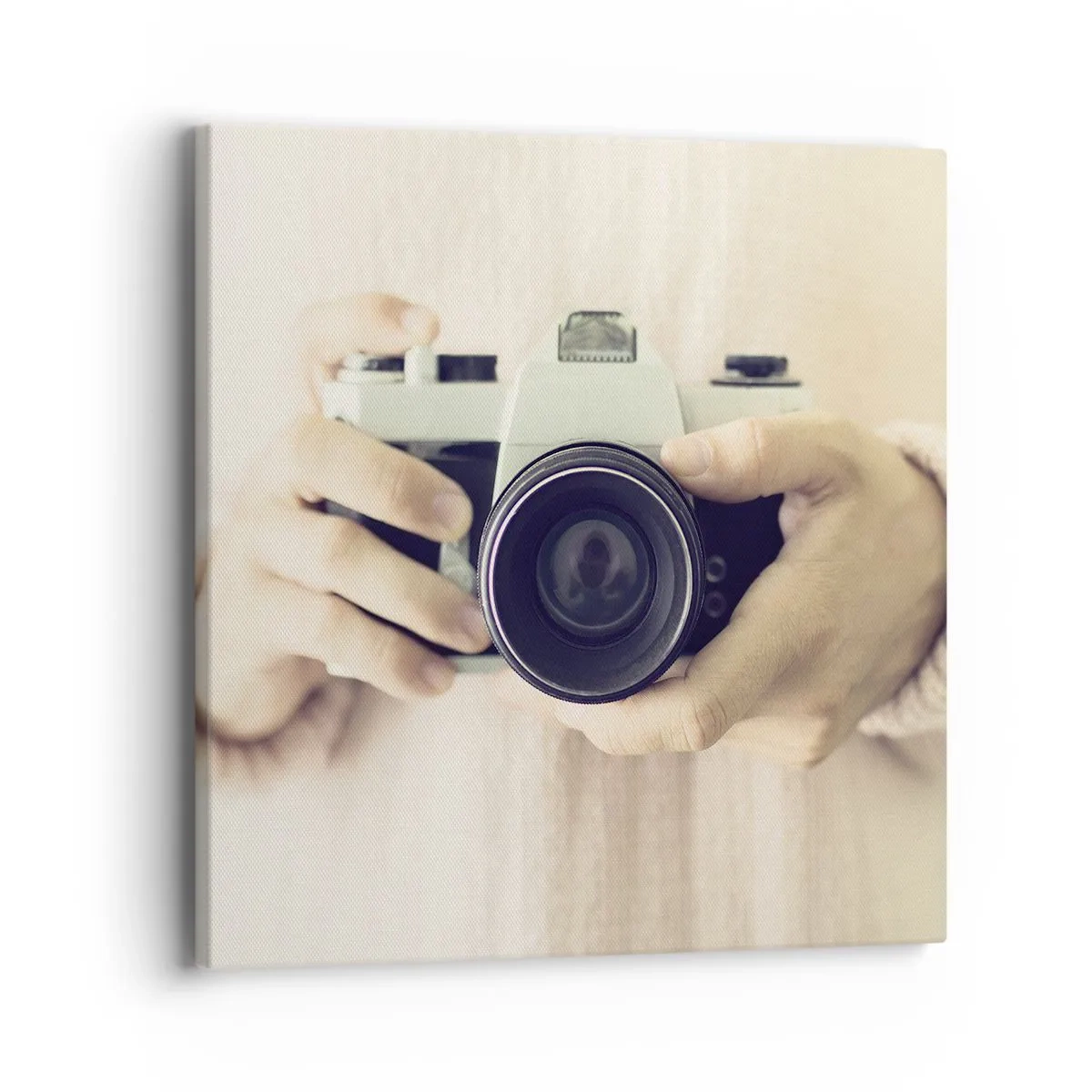 Bild auf Leinwand - Leinwandbild - Um mehr zu sehen ... - 40x40 cm