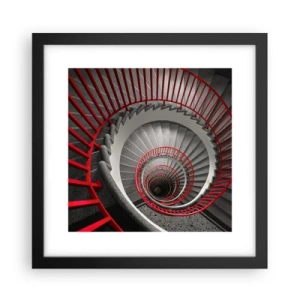 Poster in einem schwarzem Rahmen - Architekturspaß - 30x30 cm