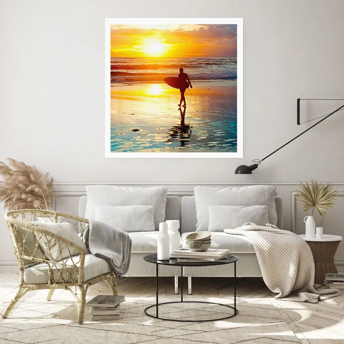 Poster - Die Rückkehr des Kriegers - 30x30 cm