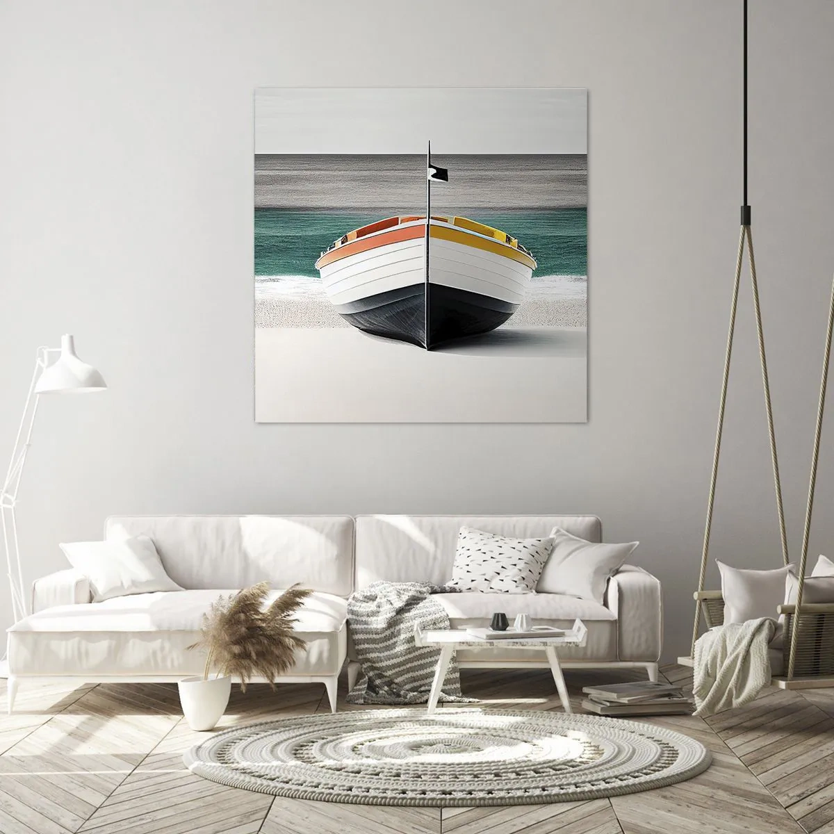 Bild auf Leinwand - Leinwandbild - An seinem Platz - 40x40 cm