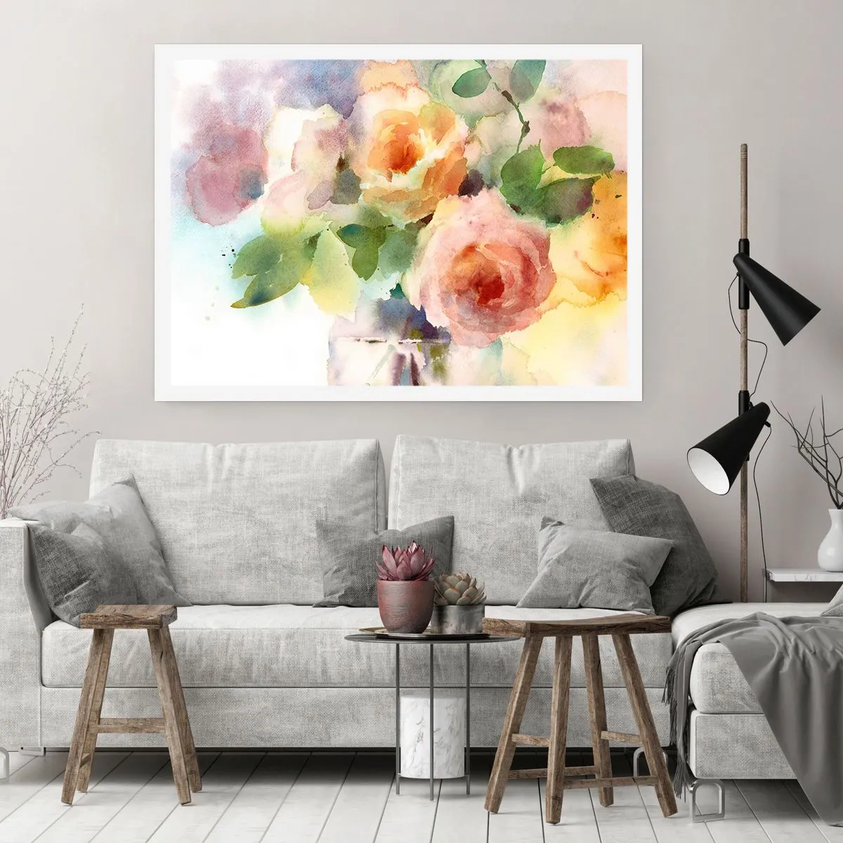 Poster - Zart wie Aquarell - 50x40 cm