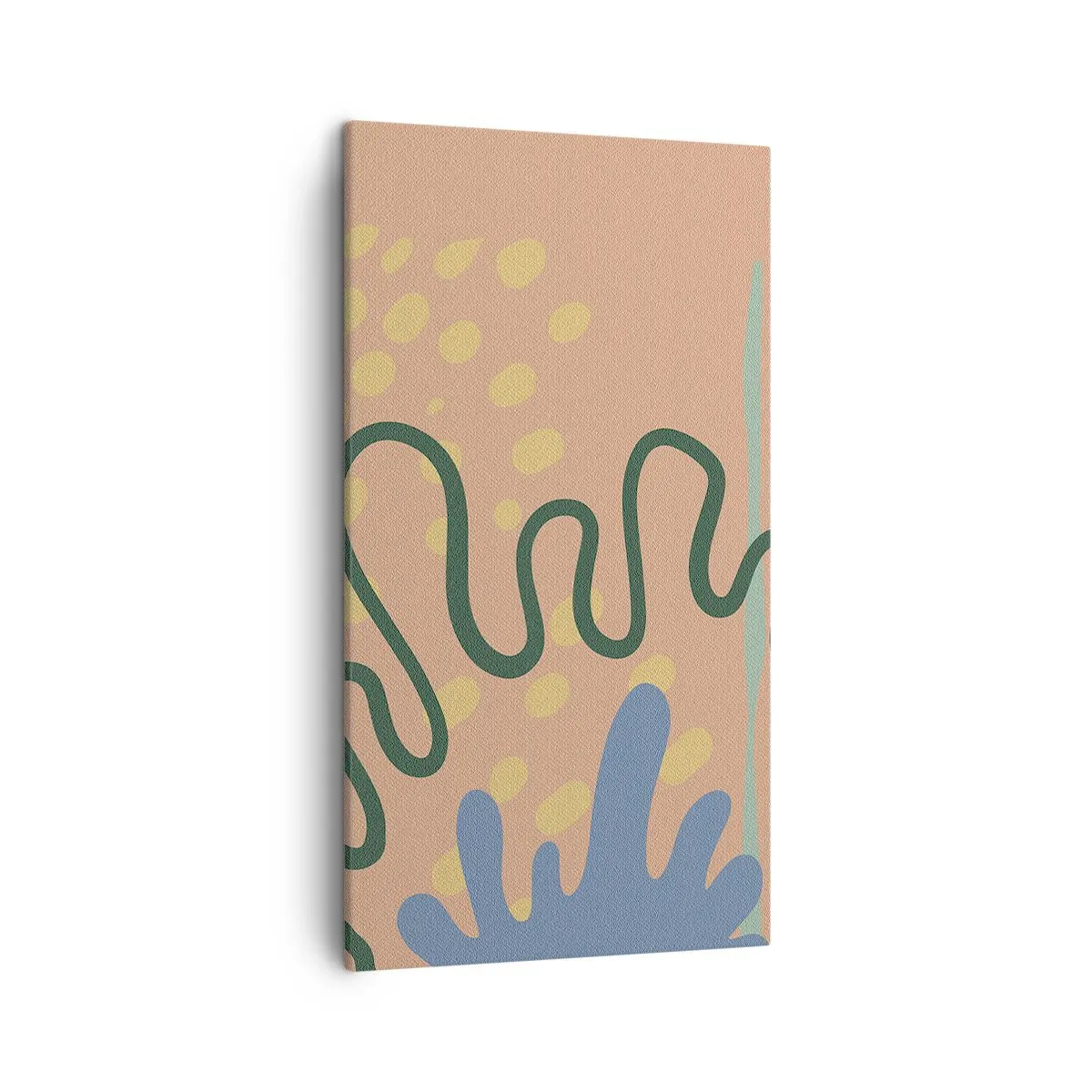 Bild auf Leinwand - Leinwandbild - Abstraktion: Vielfalt der Natur - 45x80 cm