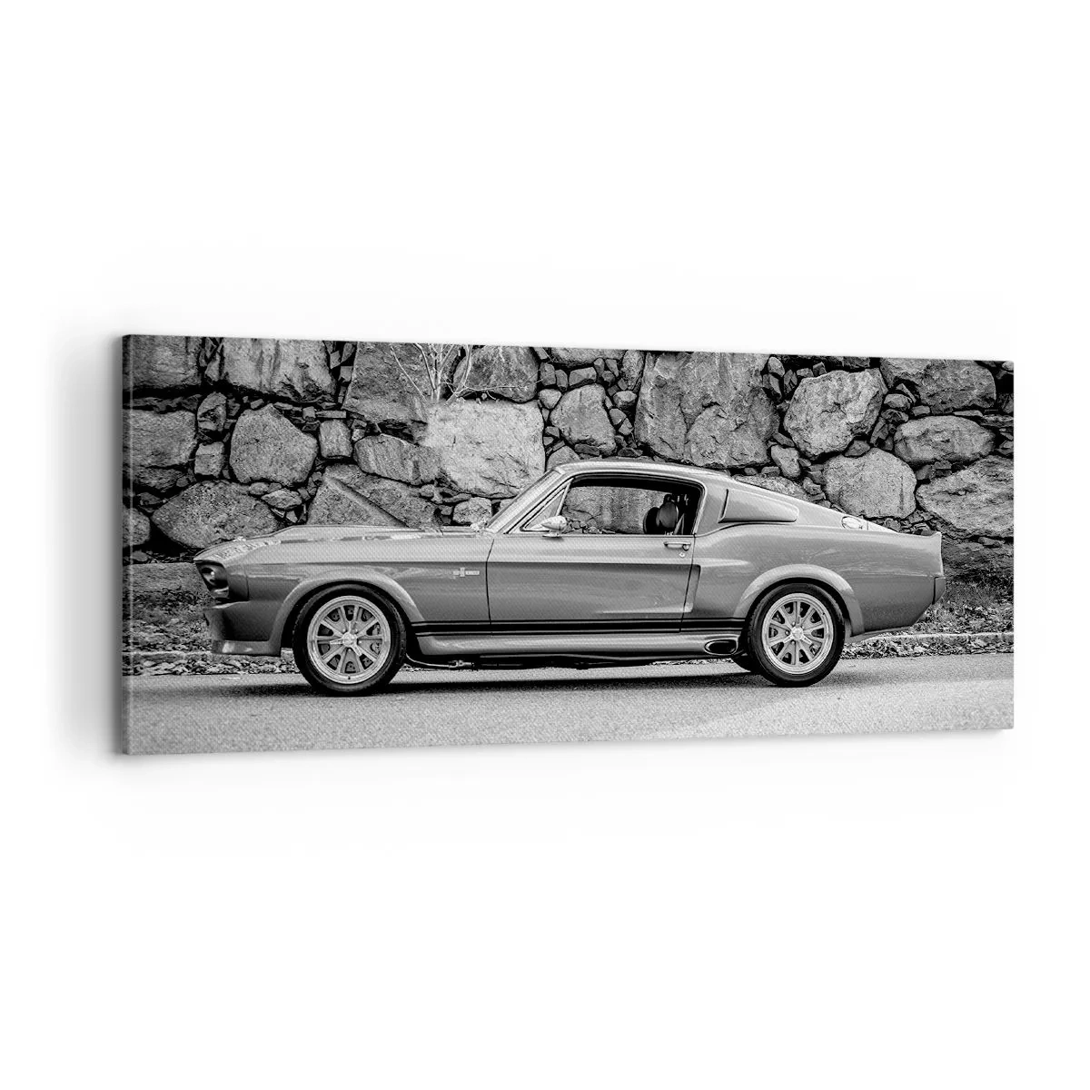 Bild auf Leinwand - Leinwandbild - Die Legende der 1960er - 100x40 cm