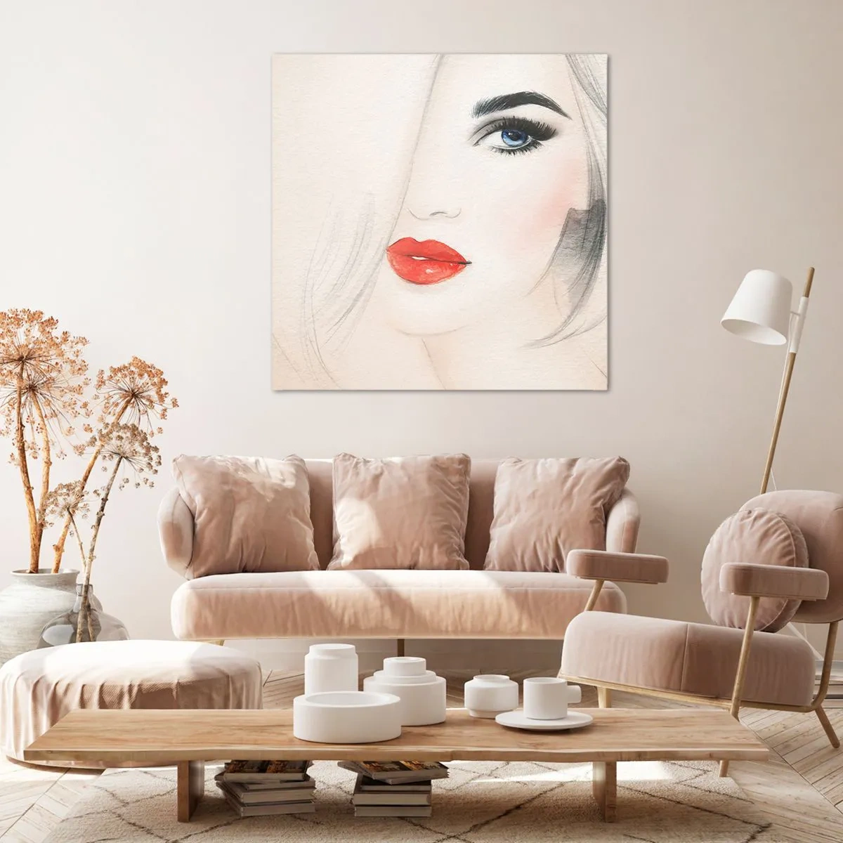 Bild auf Leinwand - Leinwandbild - Es hypnotisiert und berauscht - 70x70 cm