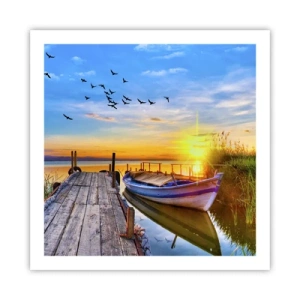 Poster - Bis morgen - 60x60 cm