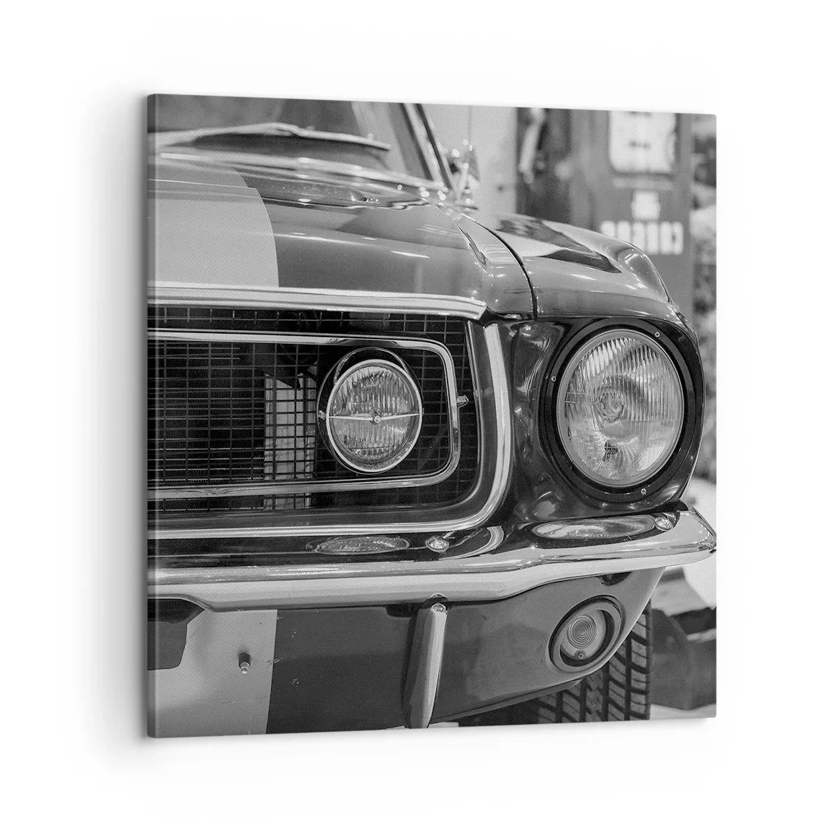 Bild auf Leinwand - Leinwandbild - Wilder Ritt - 60x60 cm