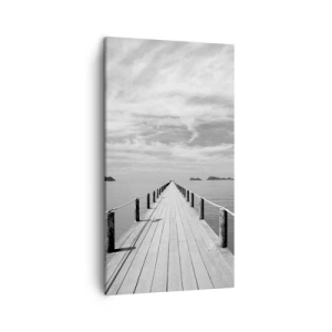 Bild auf Leinwand - Leinwandbild - Oder vielleicht eine Reise ... - 45x80 cm