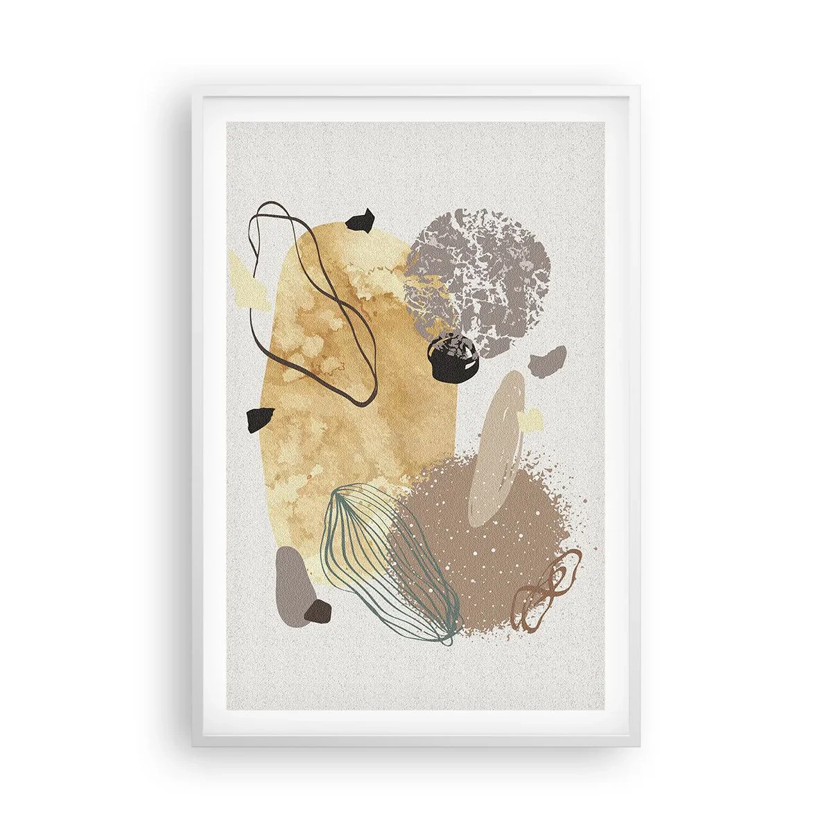 Poster in einem weißen Rahmen - Angewandte Plumkologie - 61x91 cm