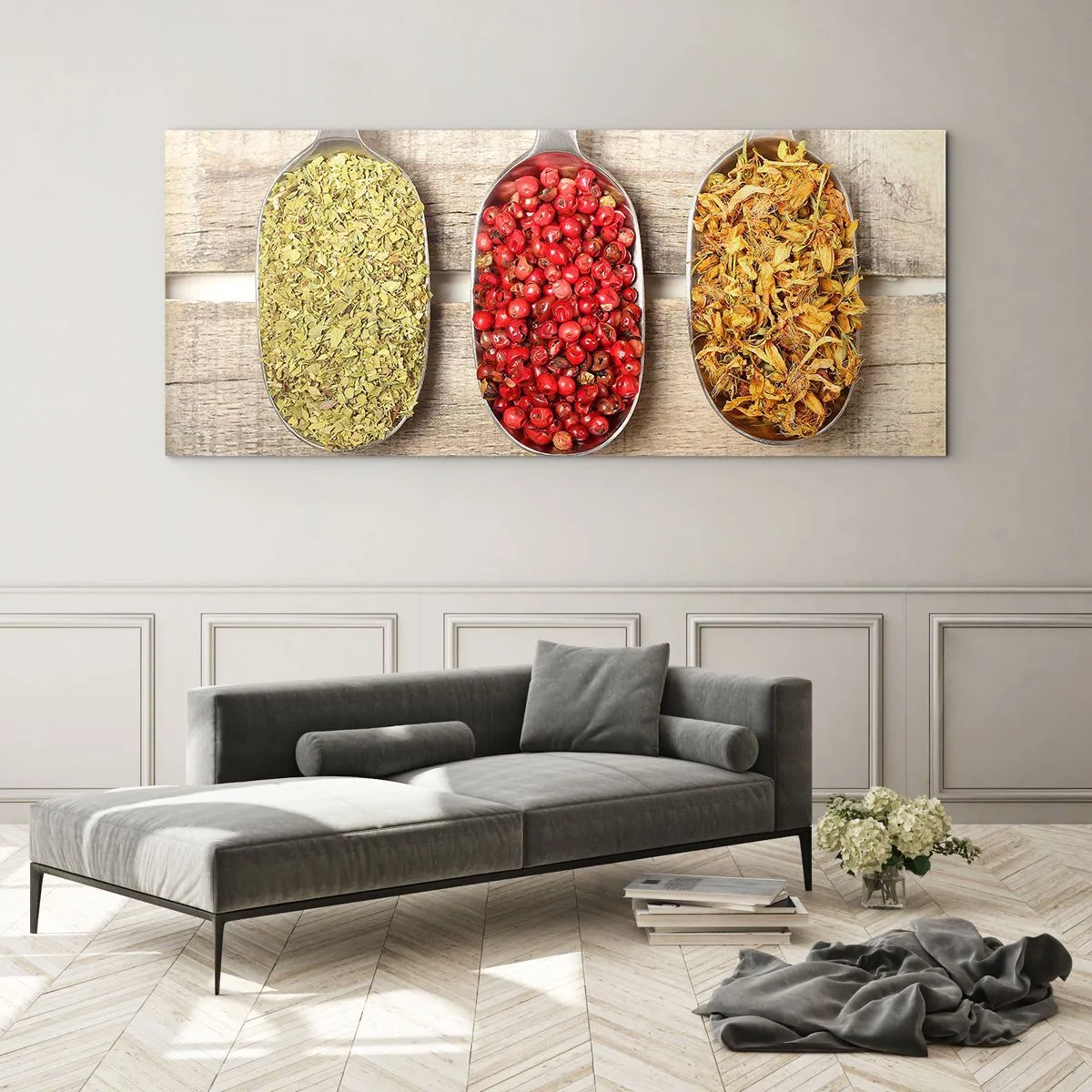 Glasbild - Bild auf glas - Küchenzauber - 100x40 cm