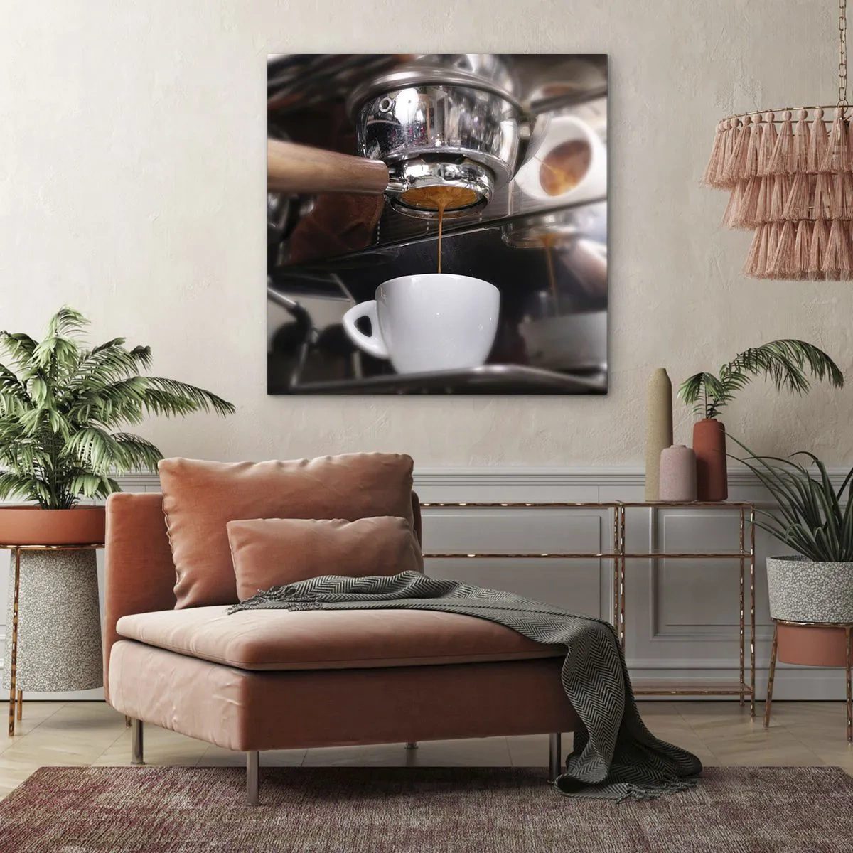 Bild auf Leinwand - Leinwandbild - Gute Zeit des Tages - 50x50 cm