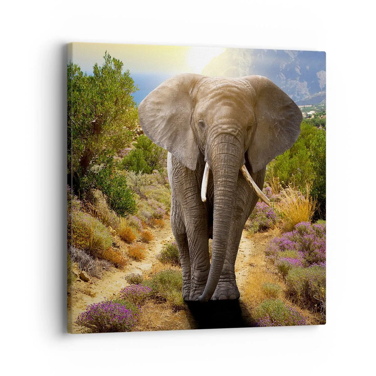 Bild auf Leinwand - Leinwandbild - So sah Eden aus - 40x40 cm