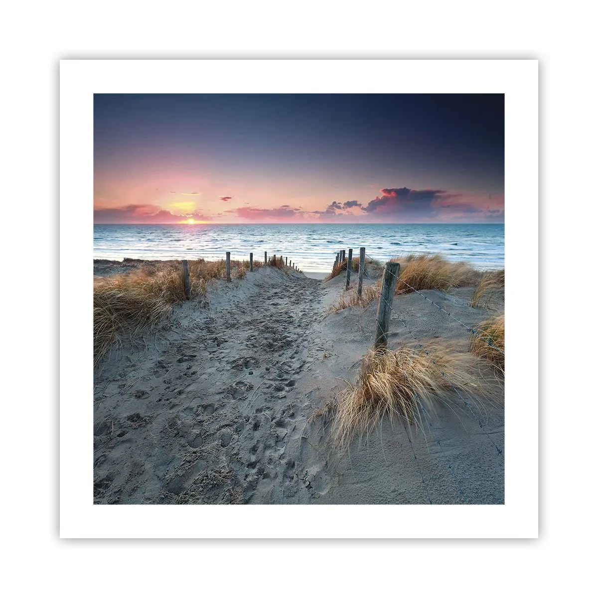 Poster - Du hast einen Regenbogen aus strahlendem Licht verschüttet ... - 50x50 cm