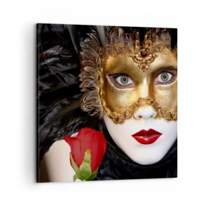 Bild auf Leinwand - Leinwandbild - Denn das Leben ist ein großer Ball - 60x60 cm