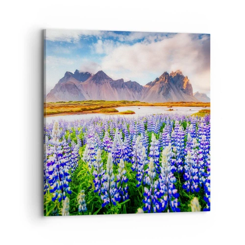 Bild auf Leinwand - Leinwandbild - Kraft und Strenge neben Sanftmut - 70x70 cm