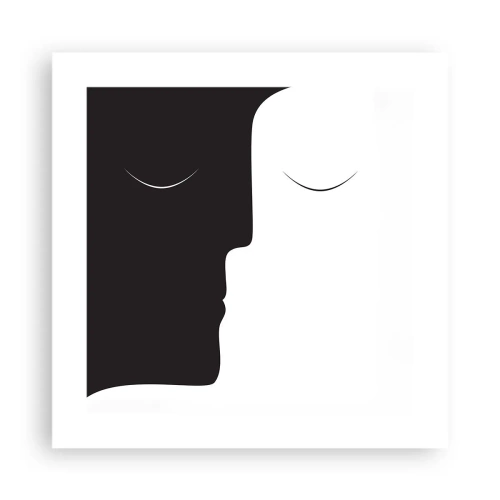 Poster - Einheit der Gegensätze - 40x40 cm