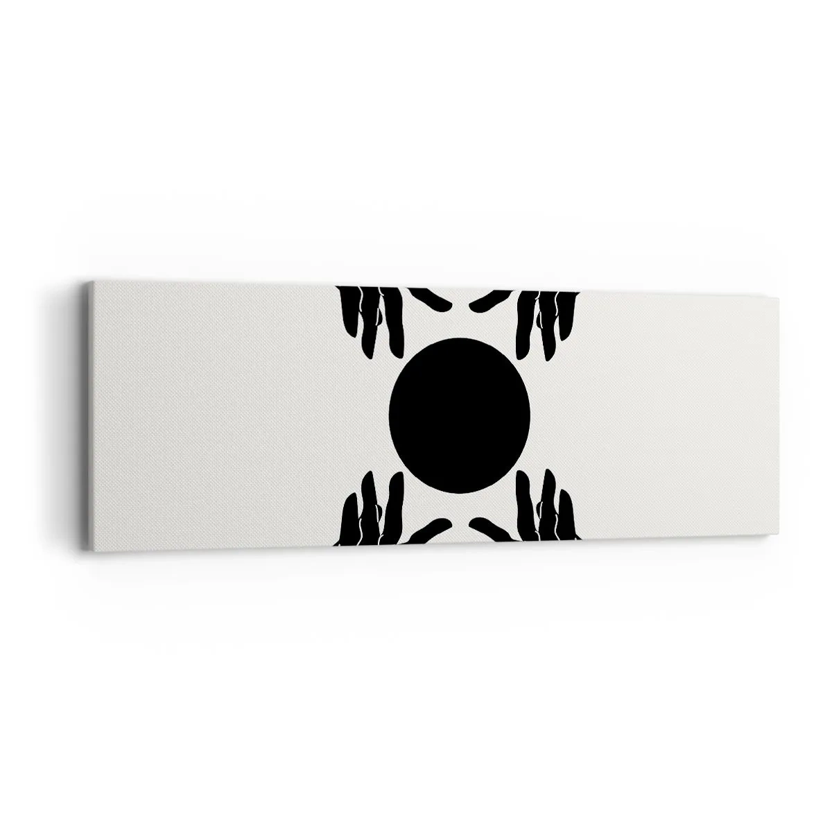Bild auf Leinwand - Leinwandbild - Geheimes Zeichen - 90x30 cm