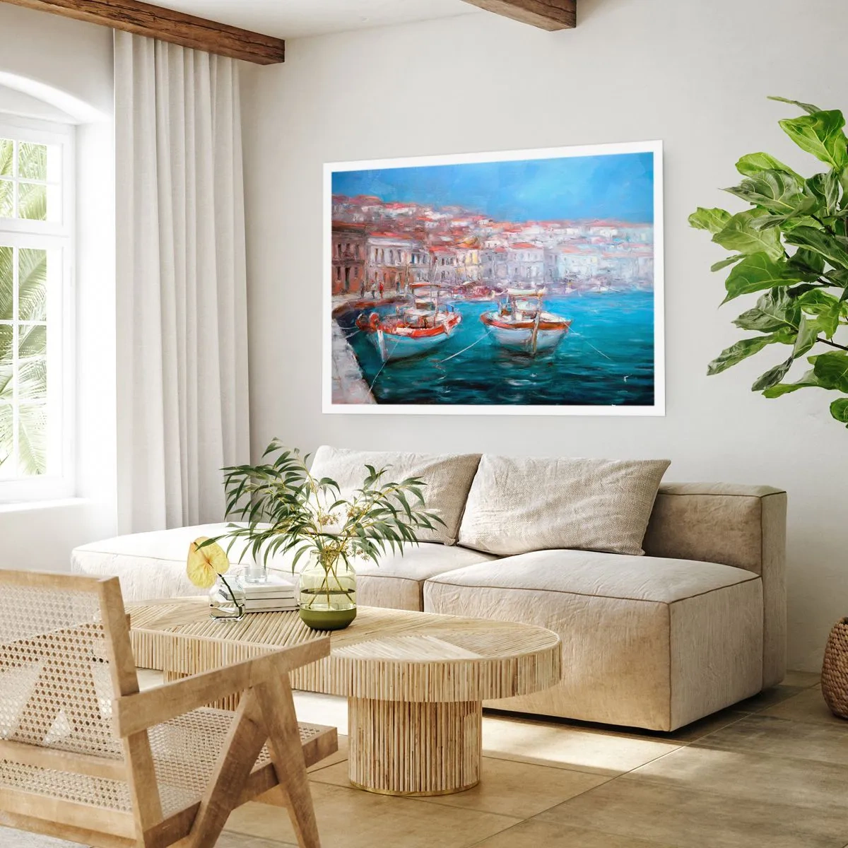 Poster - Italienische Bucht - 70x50 cm