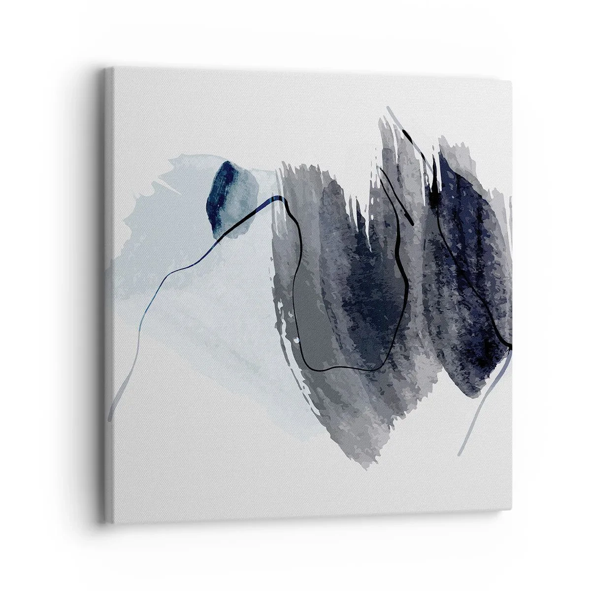 Bild auf Leinwand - Leinwandbild - Intensität und Bewegung - 30x30 cm