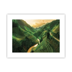 Poster - Vietnamesisches Tal - 40x30 cm