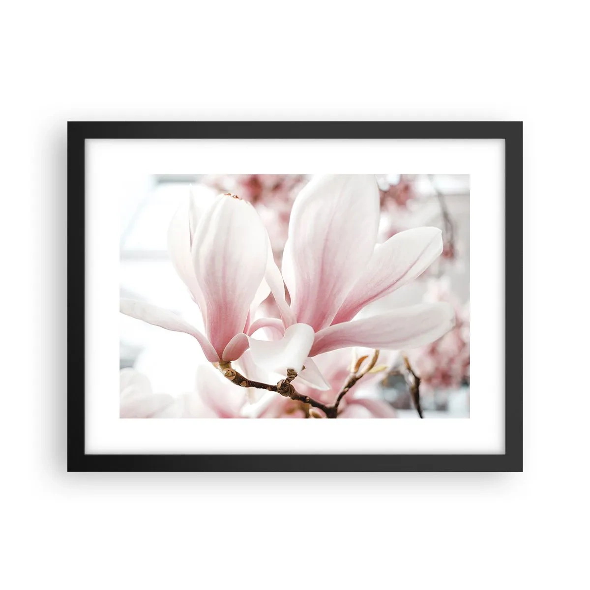 Poster in einem schwarzem Rahmen - Eine Fülle von Zärtlichkeit - 40x30 cm