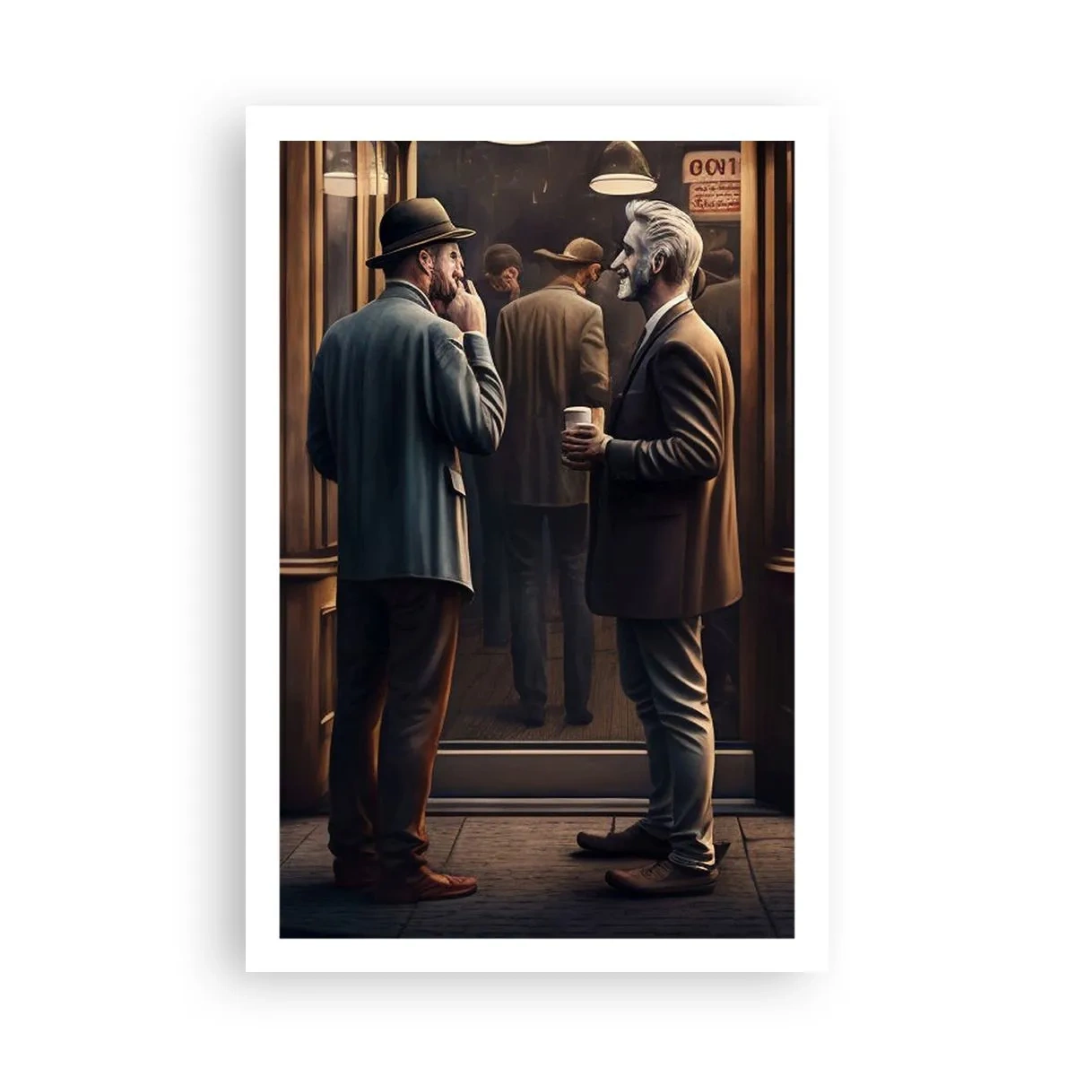 Poster - Gute Zeit des Tages - 61x91 cm