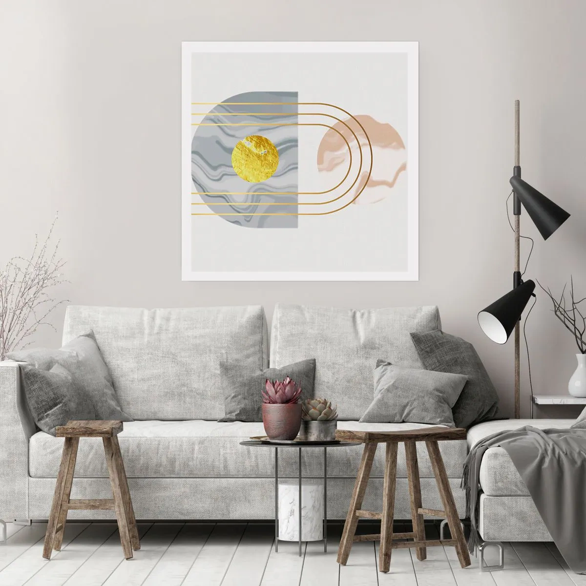 Poster - Helligkeit und Brillanz - 40x40 cm