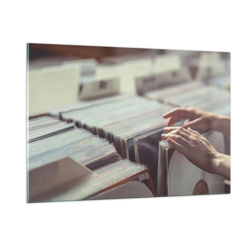 Glasbild - Bild auf glas - Auf der Suche nach Emotionen - 120x80cm - Auf der Suche nach Emotionen - Moderne Wanddekoration für Wohnzimmer und Schlafzimmer ARTTOR