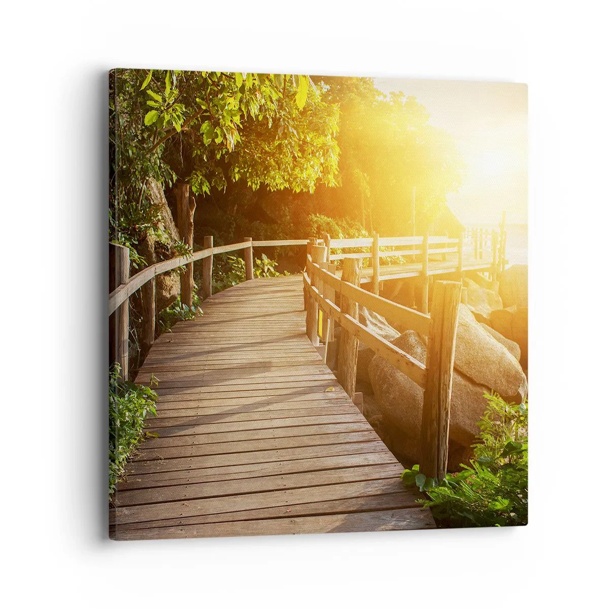 Bild auf Leinwand - Leinwandbild - Noch eine Wendung, ein weiteres Wunder - 40x40 cm