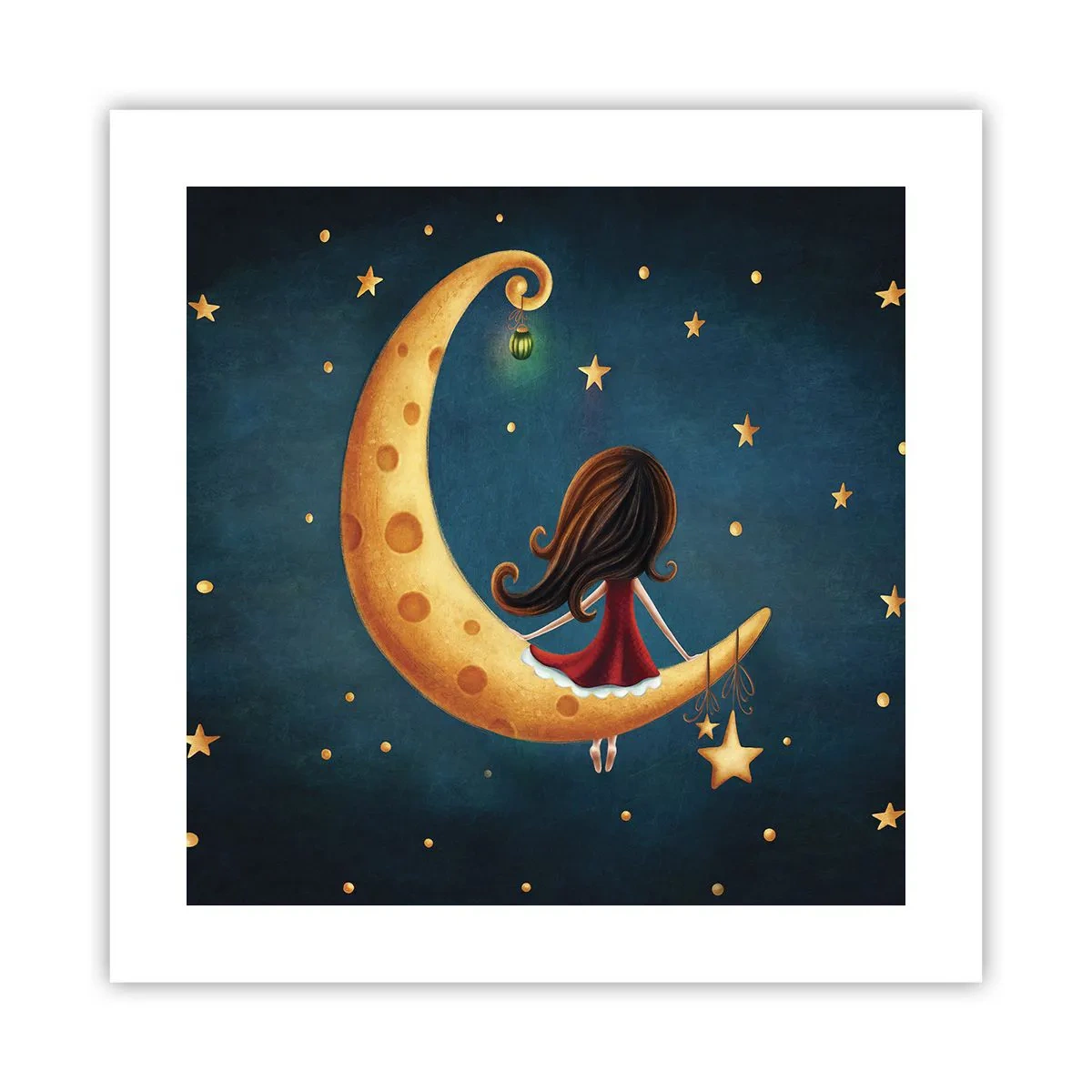 Poster - Einmal… - 40x40 cm