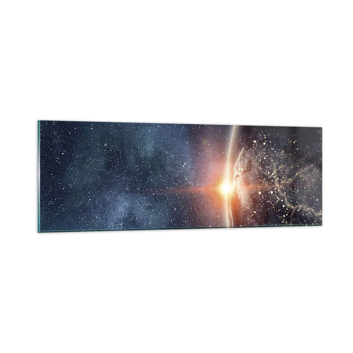 Glasbild - Bild auf glas - In einer neuen Perspektive - 90x30 cm