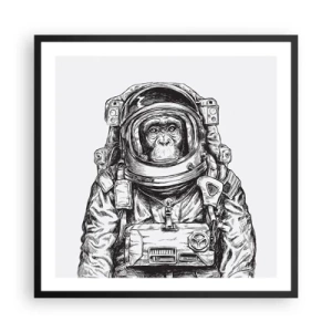 Poster in einem schwarzem Rahmen - Alternative Evolution - 60x60 cm