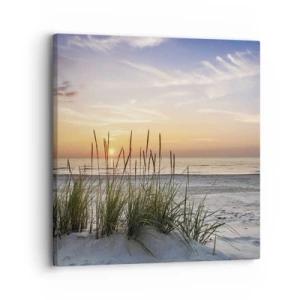 Bild auf Leinwand - Leinwandbild - Schau, denk, fühl - 30x30 cm