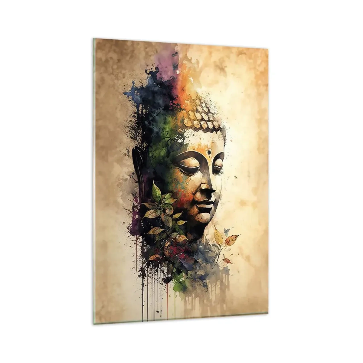 Glasbild - Bild auf glas - Namaste! - 80x120 cm