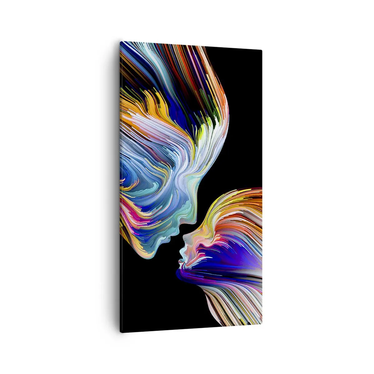 Bild auf Leinwand - Leinwandbild - Eine Verschmelzung von Energie und Licht - 55x100 cm