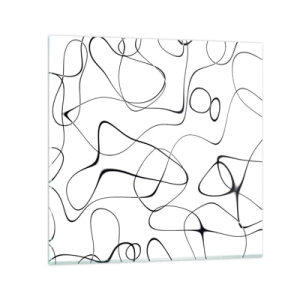 Glasbild - Bild auf glas - Lebenswege, Wechselfälle - 70x70 cm