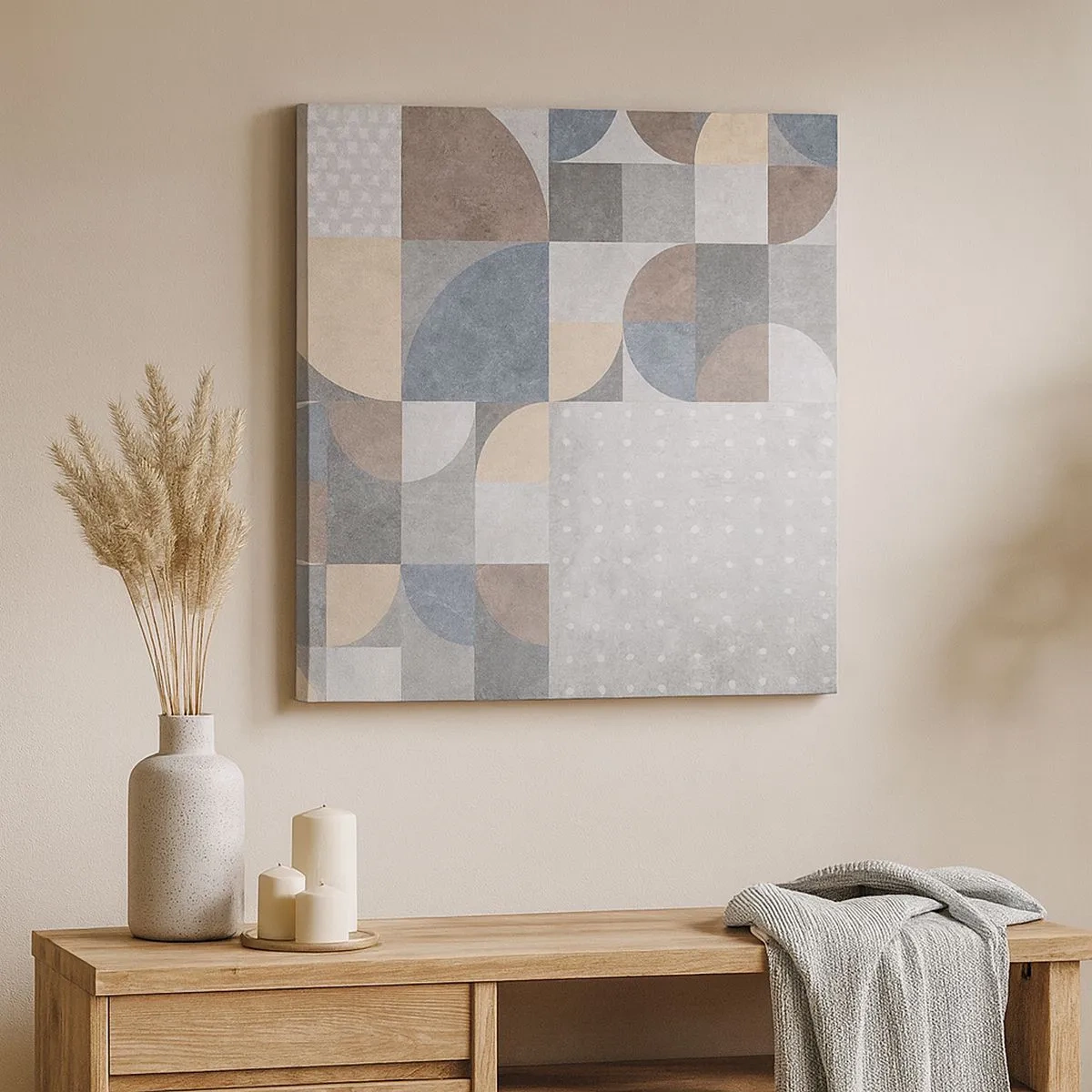 Bild auf Leinwand - Leinwandbild - Keramische Fantasie - 30x30 cm