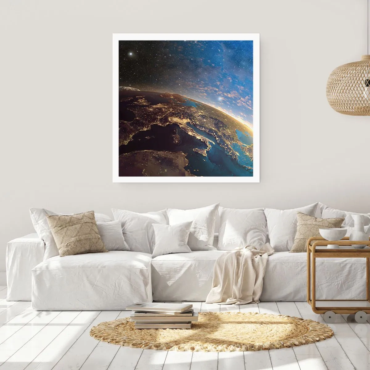 Poster - Schauen wir uns aus der Ferne an - 40x40 cm