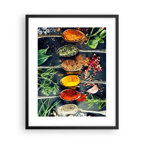 Poster in einem schwarzem Rahmen - Kulinarische Magie - 40x50 cm